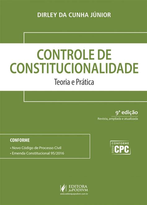 Controle de Constitucionalidade Teoria e Prática Amazon br