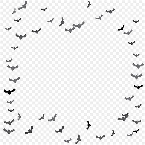 Cute Halloween Bat Clipart Vector Flying Bat Border For Halloween