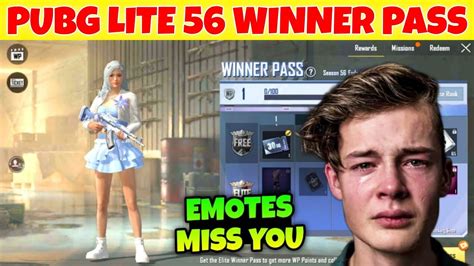 Pubg Lite New Winner Pass 56 Pubg Lite 56 Winner Pass Pubg Lite New