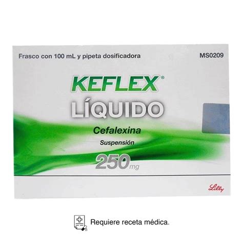 Keflex Cefalexina 250 mg suspensión líquida 100 ml Walmart