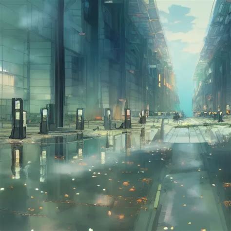 Flame Contaminated City Of Fuyuki Anime Concept Art Stable Diffusion