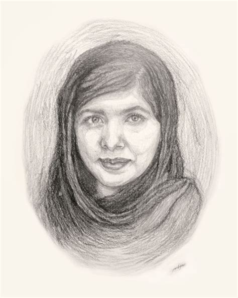 Malaladrawing Malala Yousafzai Malala Easy Drawings