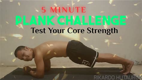 5 Minute Plank Challenge Test Your Core Strength Youtube