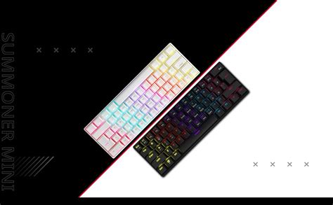 Xpg Teclado Gamer Mecanico Summoner Mini Switch Red Rgb Usb Blanco