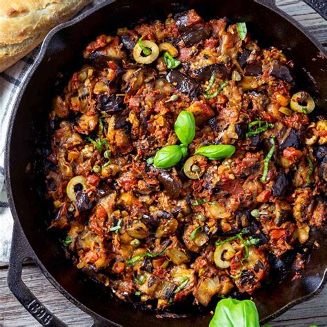 Sicilian Eggplant Caponata All That S Jas