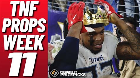 BEST NFL Week 11 Thursday Night Football Player Picks On PRIZEPICKS