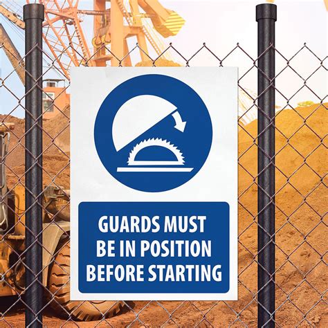 Guards Must Be In Position Construction Signs Businessprint Ie