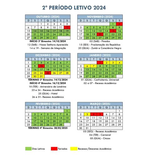 UEL divulga calendário acadêmico de 2024 O Portal do Norte do Paraná