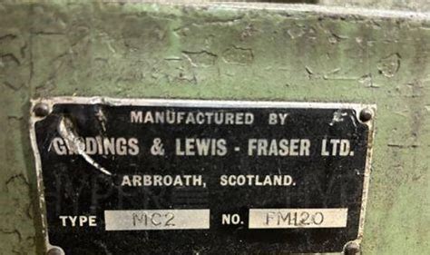 Used X Giddings Lewis Fraser Double End Facing Centering