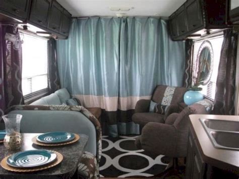 43 Best Curtain In The RV Living Camper Interior Camper Curtains Rv