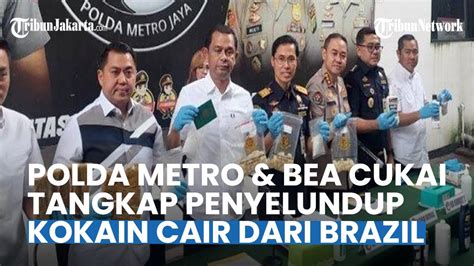 Polda Metro Dan Bea Cukai Gagalkan Penyelundupan Kokain Cair Dalam