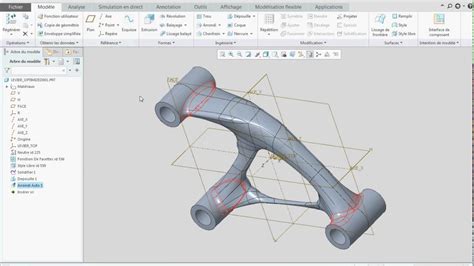 Optimisation Topologique Avec Creo Pour Du Moulage Youtube