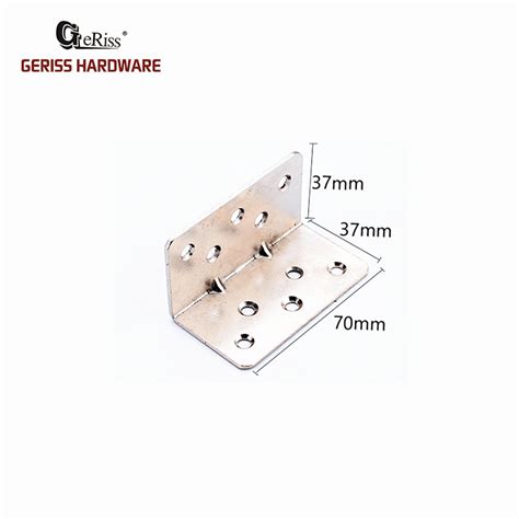 China Holes Corner Angle Bracket With Nickel Plated Manufacture And