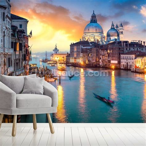 Venice Sunset Wallpaper | Wallsauce UK