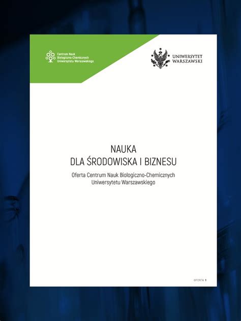 Materia Y Informacyjne Centrum Nauk Biologiczno Chemicznych Uw