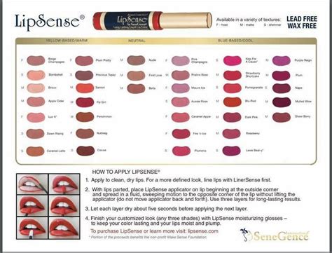 2017 Lipsense Colors Lip Colors Lipsense Colors Lips