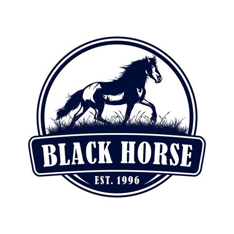 Horse Logo Design. Vintage Horse Farm Logo Design Vector Stock Vector ...