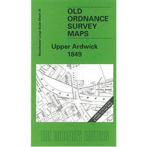 Upper Ardwick 1849 Manchester Large Scale Sheet 35 Old Os Maps