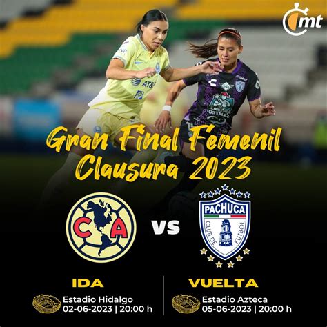 Final Liga Mx Femenil 2023 Conoce Los Horarios Del América Vs Pachuca