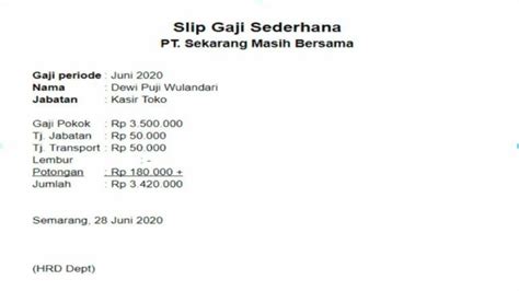 Cara Membuat Slip Gaji Online Yang Wajib Anda Ketahui