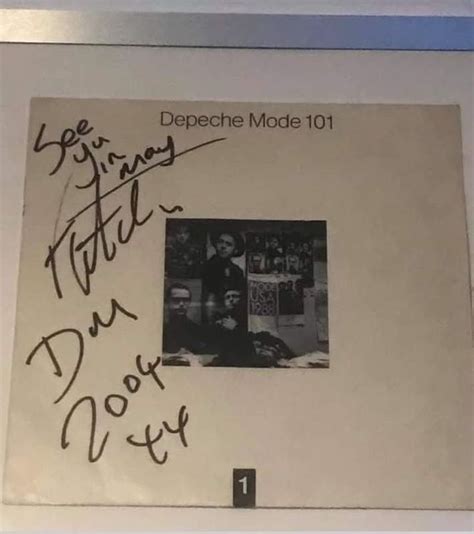 Depeche Mode Argentina Vinyl Signed By Andy Fletcher Kaufen Auf