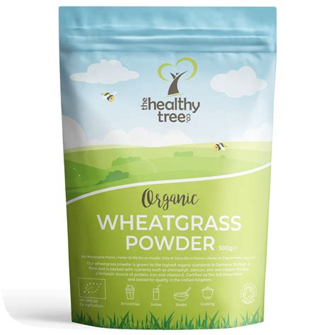 Organic Wheatgrass Powder Thehealthytree Company