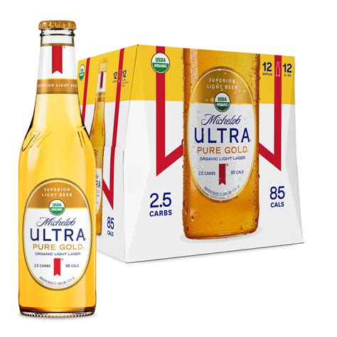 Michelob Ultra Pure Gold Beer 12 Oz Bottles Shop Beer At H E B