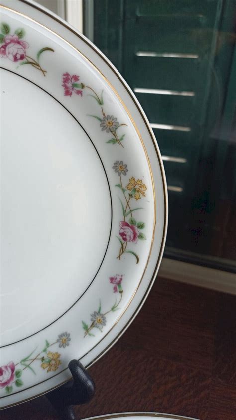 Assiettes Plates Porcelaine De Ch Tres Sur Cher Ann Es Fleurs