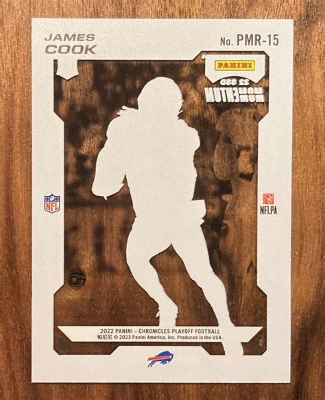 Chronicles Playoff Momentum James Cook Pmr Rc Acetate Bills Ebay