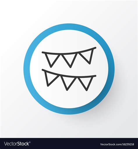 Bunting Icon Symbol Premium Quality Isolated Vector Image