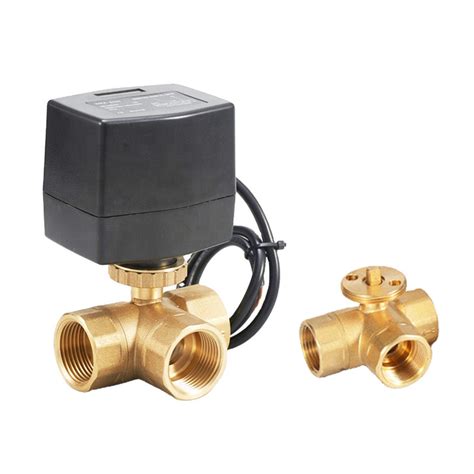 Winvall 3 Way Small Electric 1 2inch Valves 24V China Motorized Ball