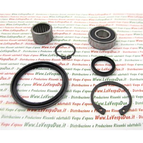 KIT CUSCINETTI REVISIONE TAMBURO FORCELLA ANTERIORE PER VESPA PK 125 S