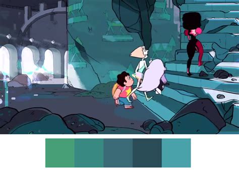 Inspire Se Com As Paletas De Cores Do Desenho Animado Steven Universe Design Culture