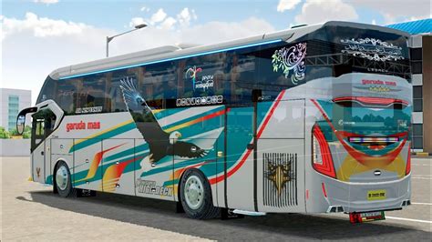 MOD BUSSID TERBARU MOD SR2 XHD GEN 3 MN ART SPECIAL LIVERY GARUDA MAS