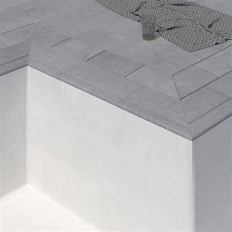 Rosa Gres Serena Bianco EIN Porcelain Stoneware Corner For Infinity