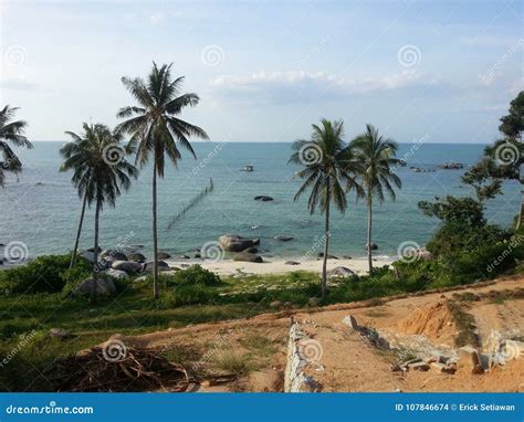 Beach In Bangka Island Stock Photo Image Of Cove Bangka