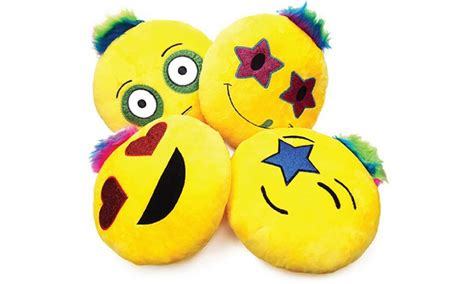 Emoji Pillows 1 Or 4 Pack Groupon Goods