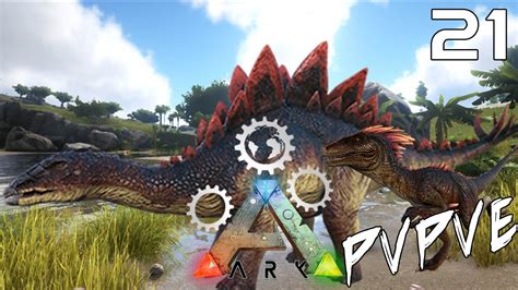 ARK Survival Evolved PVPVE Server Mody 21 Duet Stego Raptor