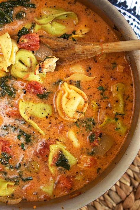 Creamy Tuscan Chicken Tortellini Soup The Suburban Soapbox