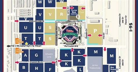 Beautiful Citizens Bank Park Parking Map - Seating Chart