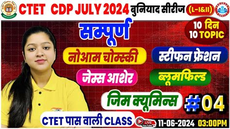 CTET July 2024 CTET CDP Class CTET CDP Previous Year Questions