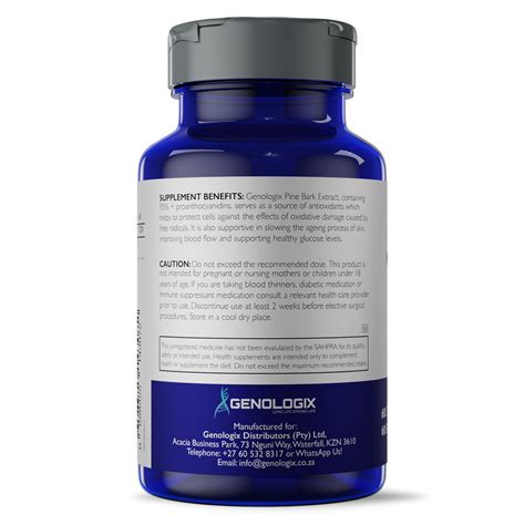 Pine Bark Extract 300mg Genologix