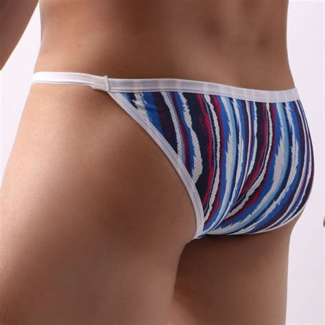 Breathable Bikinis For Gay Men Rainbow Thongs