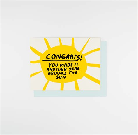 Congrats Birthday Card – People I've Loved