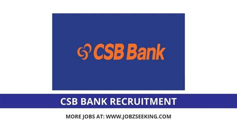 Csb Bank Limited Recruitment 2021 Credit Monitoring Officer Vacancies