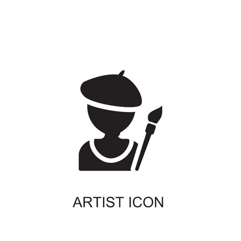 Premium Vector Artist Vector Icon Icon