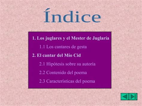 Presentacion Mio Cid Ppt