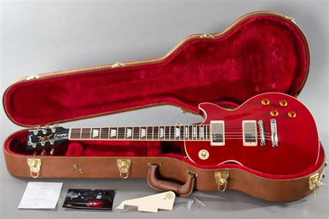 2019 Gibson Les Paul Traditional Cherry Red Translucent Guitar Chimp