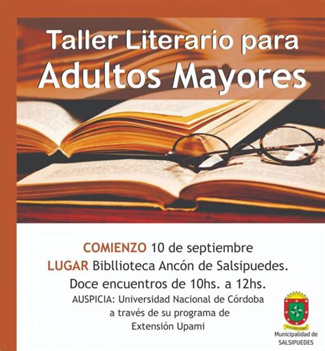 Brindar N Un Taller Literario Para Adultos Mayores