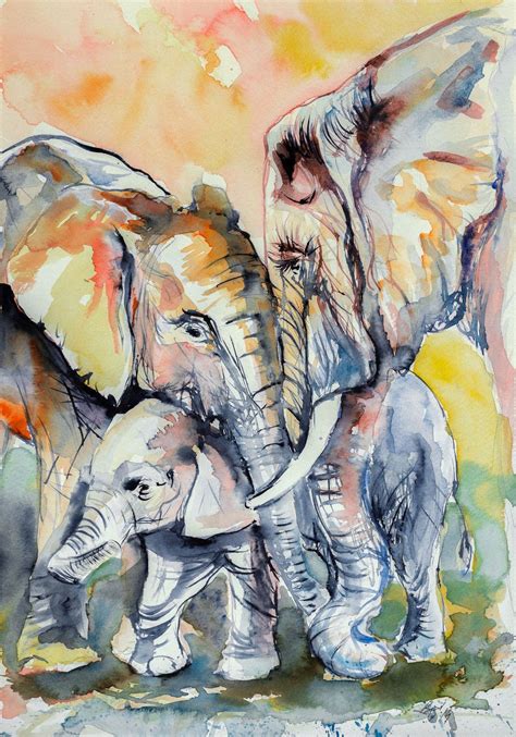 Elephant family by kovacsannabrigitta on DeviantArt Image Elephant ...